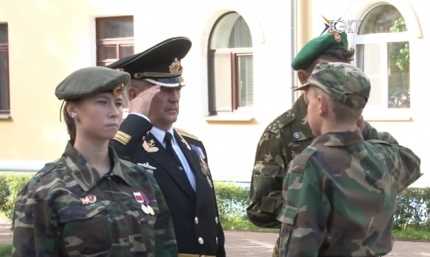 Воспитанники военно-патриотического клуба «Воин» поклялись защищать честь организации и Родины!