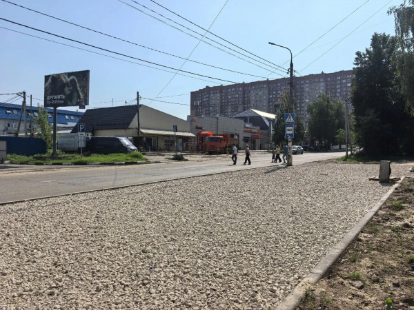 О ситуации с ремонтом дороги на улице Кагана в городе Воскресенске
