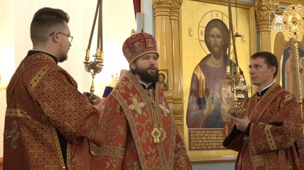 Соборная память Воскресенских новомучеников. В Иерусалимском храме состоялась архиерейская служба