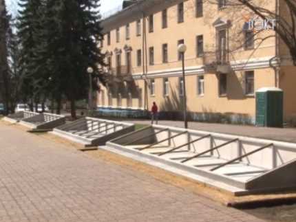 «Картинка дня»: завершаются работы по мемориальному комплексу «Народная память»